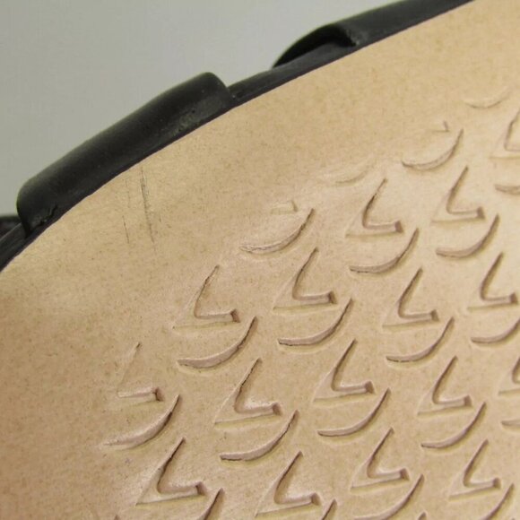 NEW VICENZA Womens Square-Toe Heels Cushioned Slip-On Heel Strap Black Size 9 - Picture 9 of 9